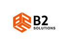 Es ist ein Logo für ein Unternehmen namens B2 Solutions.