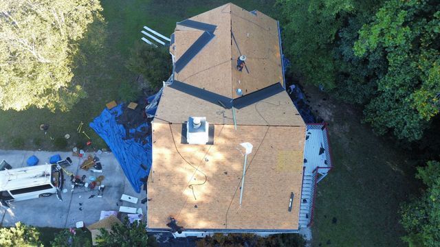 Top view of with roof - Woodstock, GA | MTak Roofing Systems