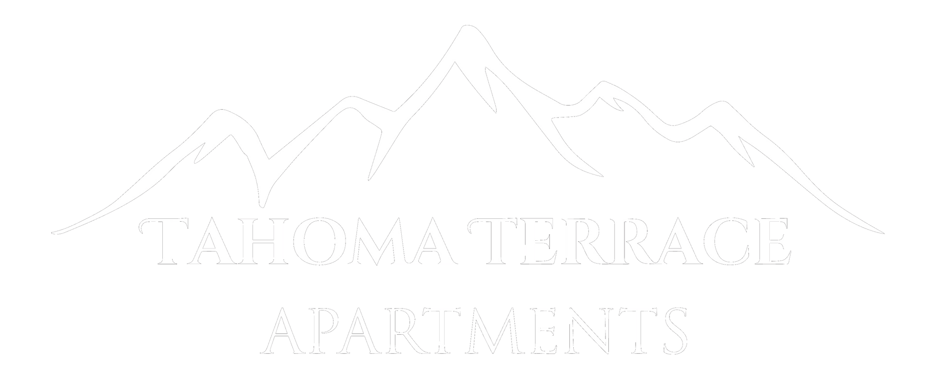 Tahoma Terrace Apartments White Logo