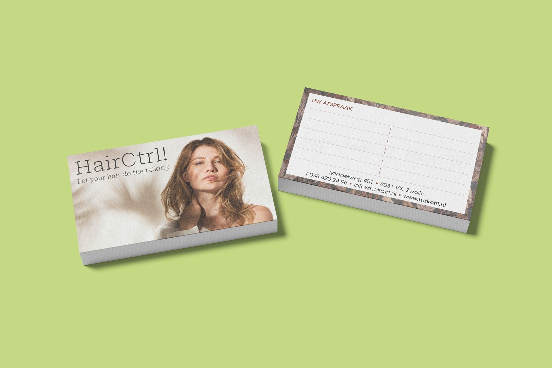 Visitekaartje ontwerp.