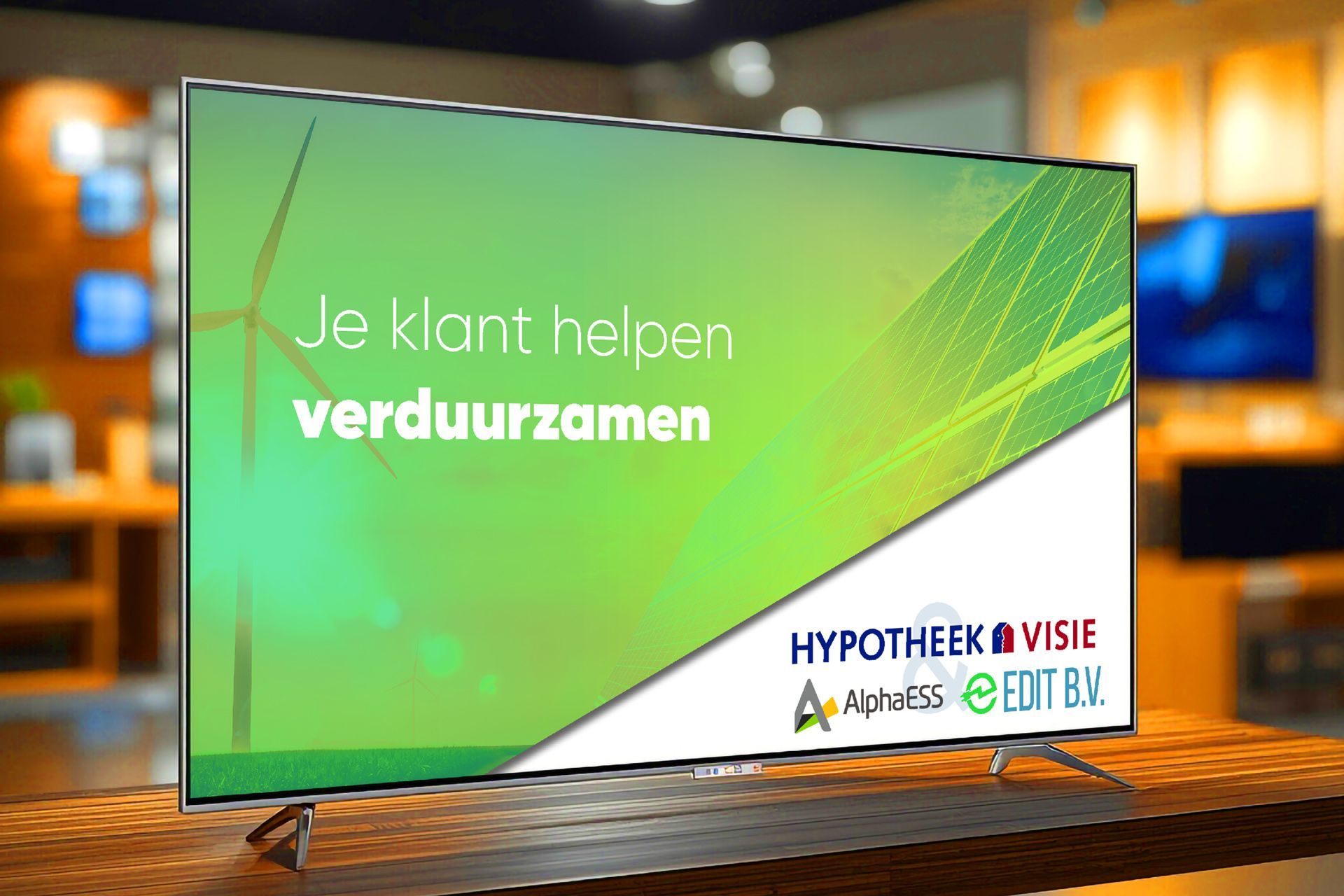 Powerpoint presenteren.