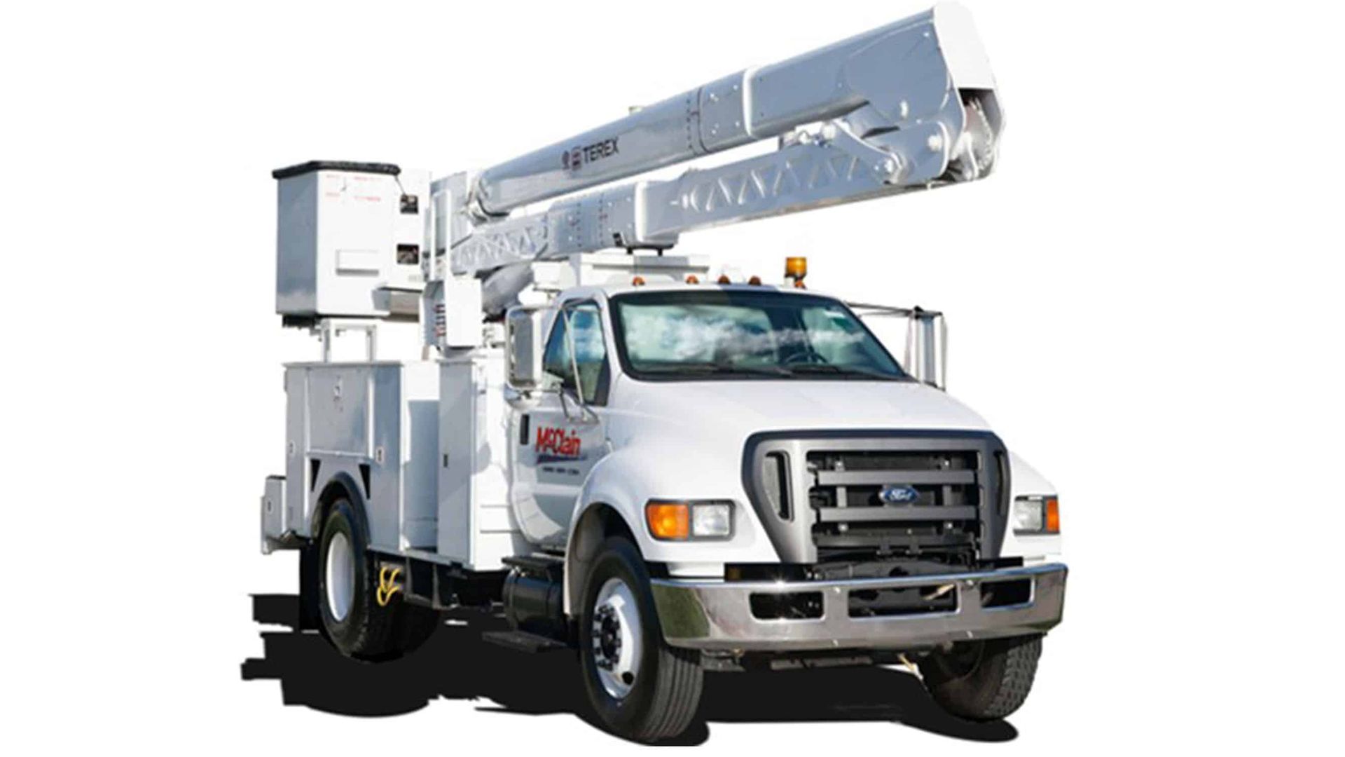 bucket truck for tree trimming