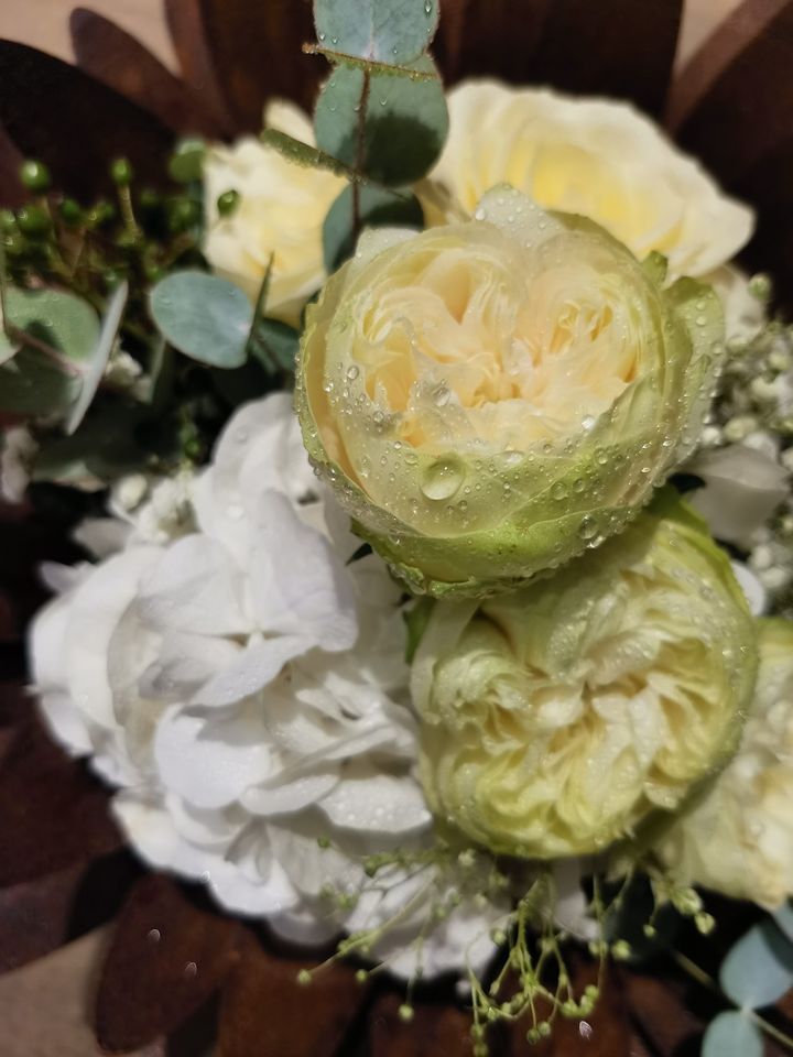 Bouquet di fiori freschi appena colti