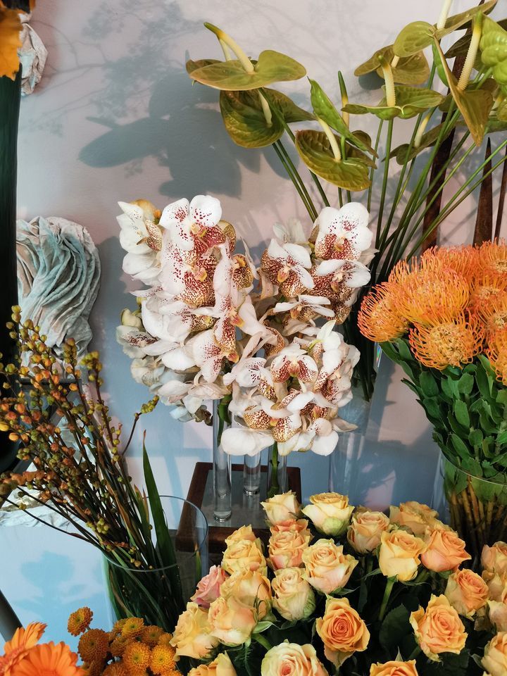 Assortimento di fiori freschi per bouquet