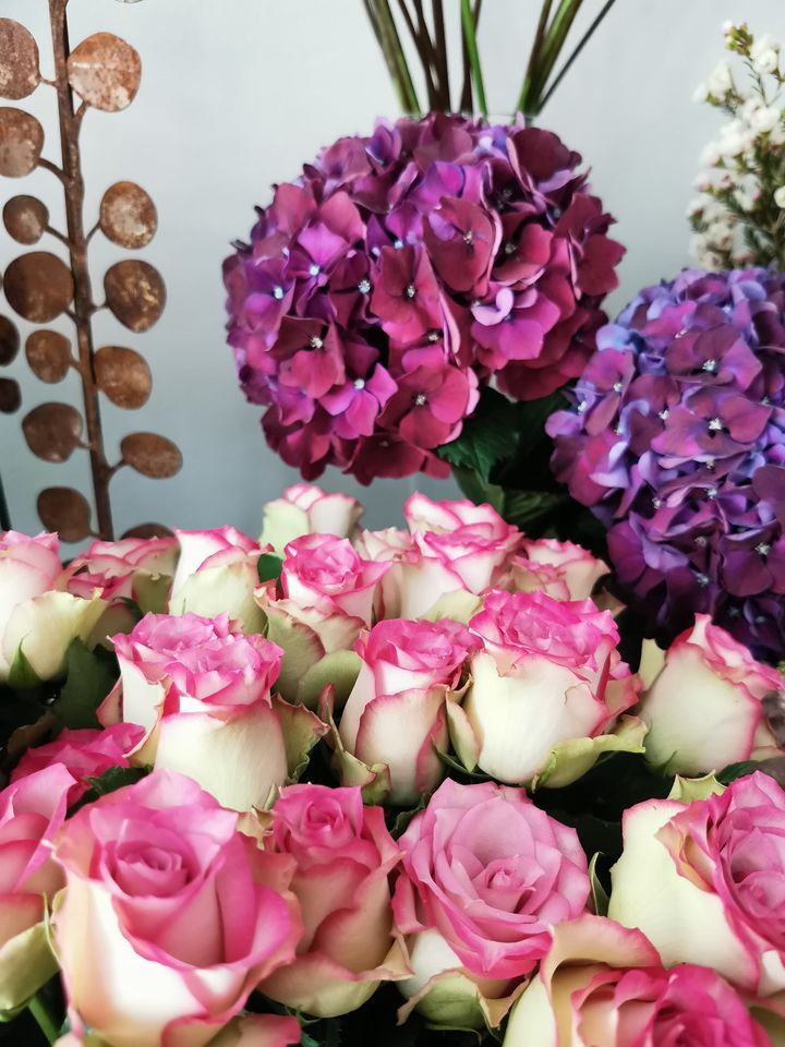 Assortimento di fiori per bouquet