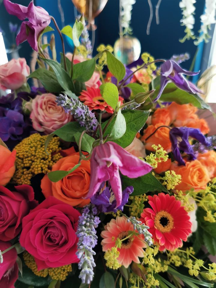 Mazzo di fiori variopinto