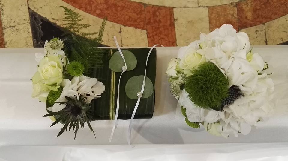 Fiori freschi per tableau de mariage