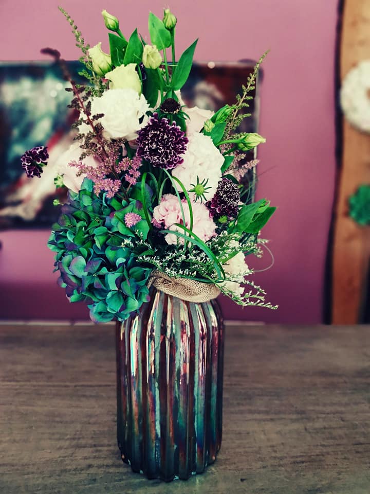 Vaso in vetro di design