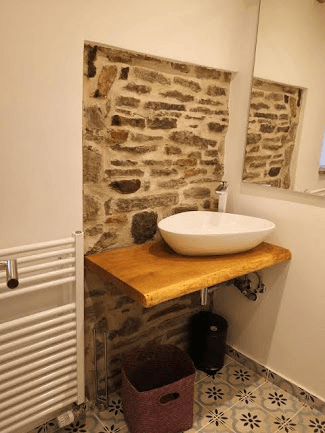 Badezimmer in der alten Schmiede