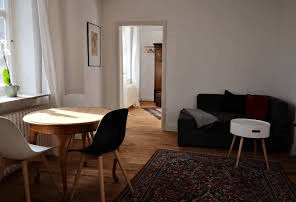 Küche und Wohnen in der alten Schmiede