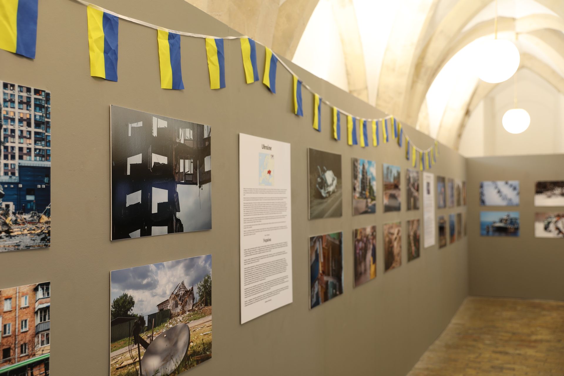 A wall with a bunch of pictures on it