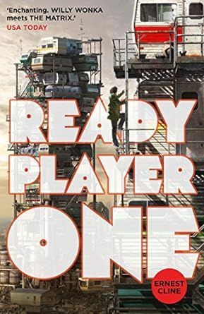 The cover of the book ready player one by ernest cline.