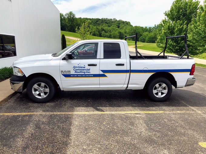 White Car — Dubuque, IA — Jim Giese Commercial Roofing, Inc.