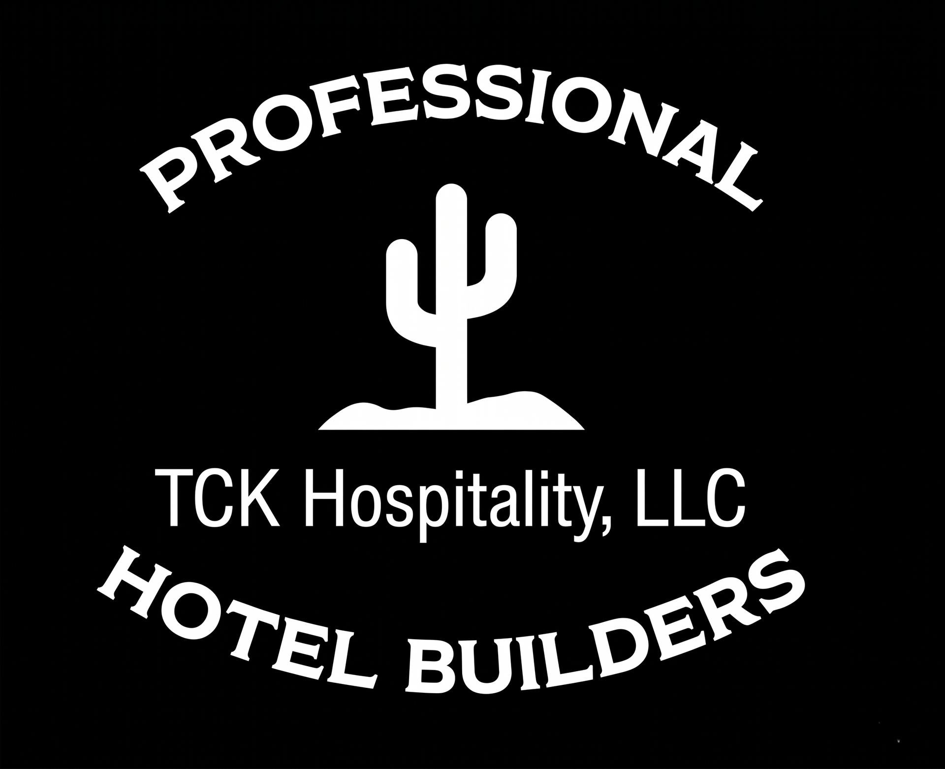 A white hexagonal logo featuring a stylized cactus icon above the word 