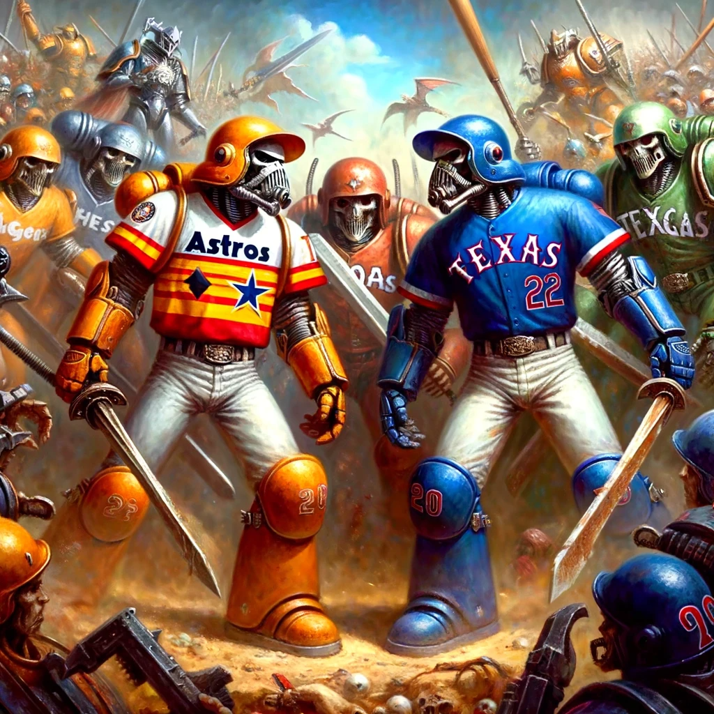 Warhammer Houston Astros vs Texas Rangers Battle