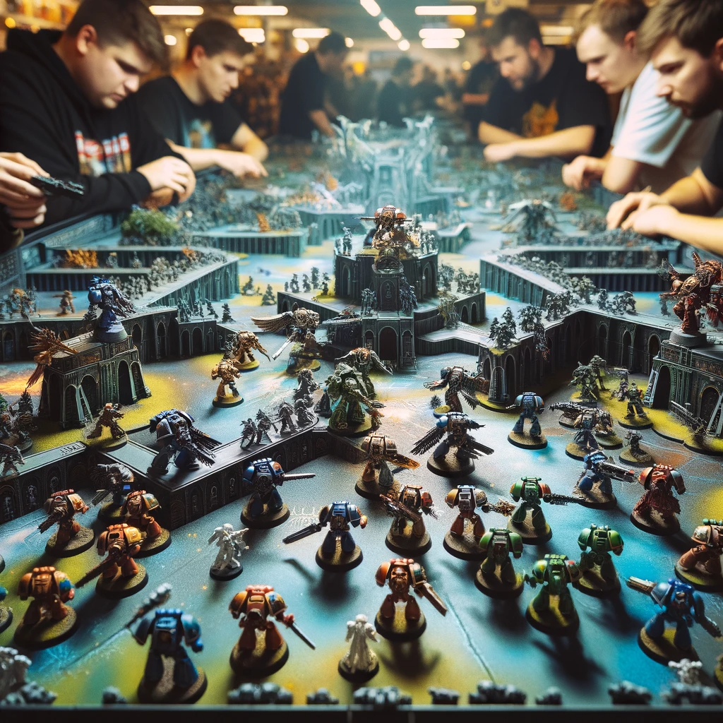 Captivating Warhammer Kill Team game highlighting tactical depth and detailed miniatures.
