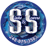 Sinks & Sewers LLC Logo with a phone number