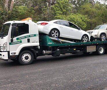 White Car — Emergency Towing in Taree, NSW
