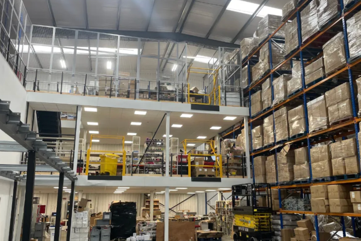 Commercial Mezzanine Flooring Installation