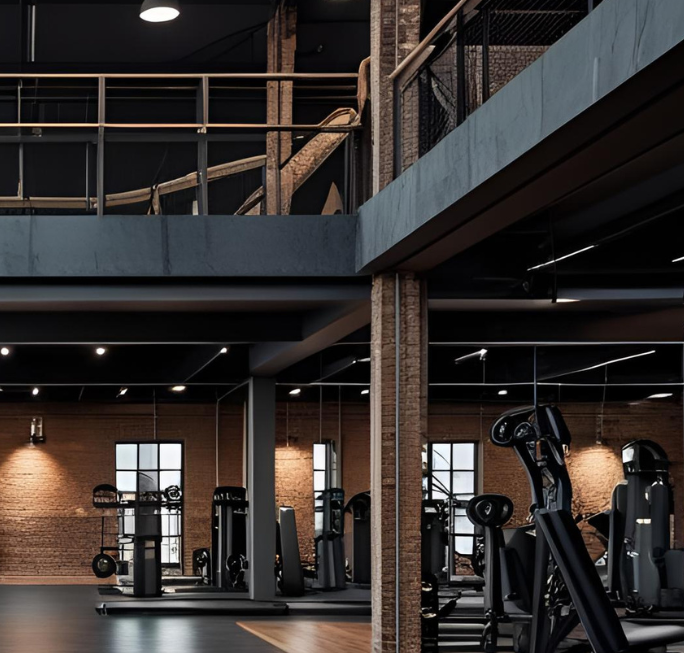 mezzanine flooring for gytms and leisure facilities
