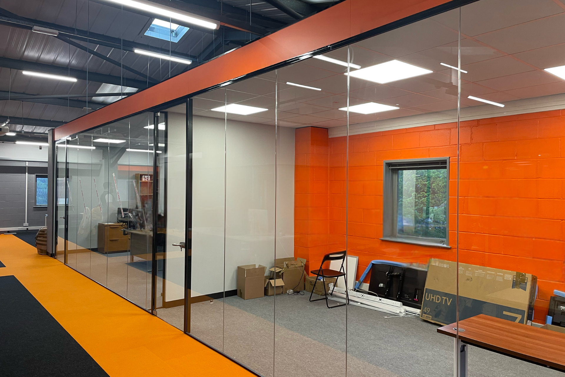 Commercial Office Partitioning Installation