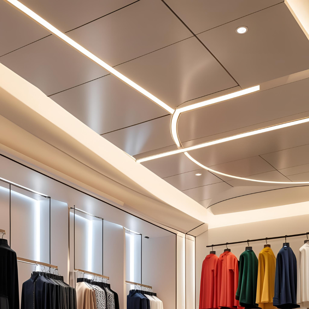 suspended ceilings for shops & retail spaces