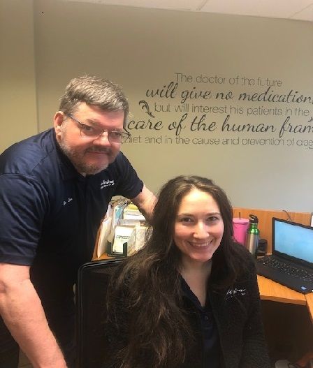 Dr. Joe Gulyas, Katie Mae assistant
Northeast Spine and Wellness