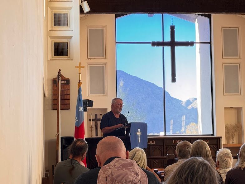 Fr. Michael Plekon at Charlie Brown Christmas