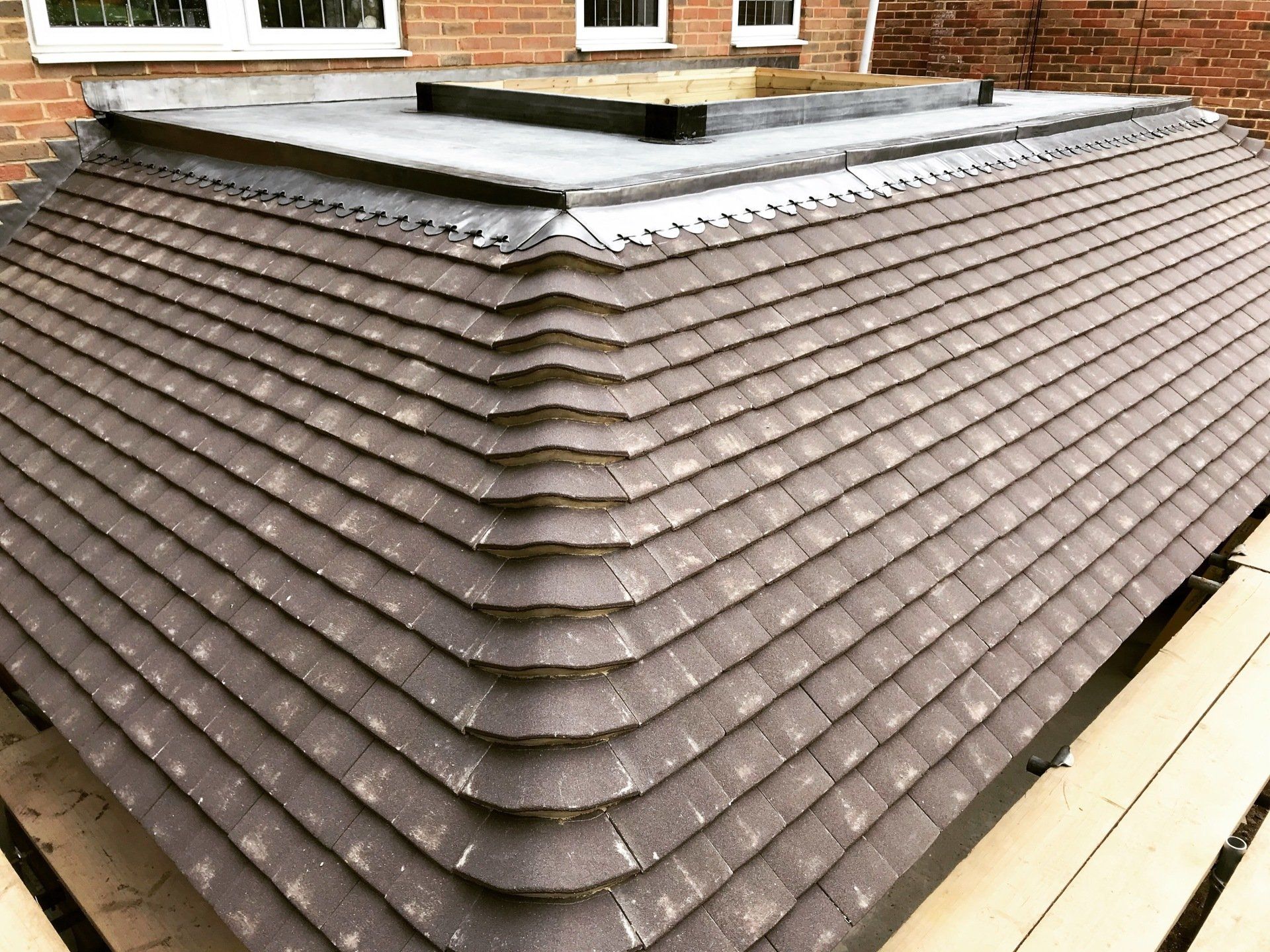 Extension with decorative lead flashing, Walton-on-Thames, Surrey