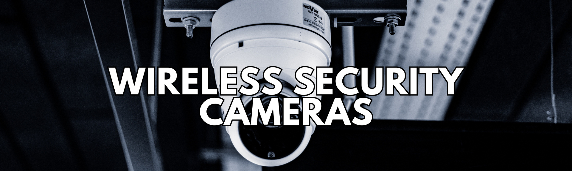 A picture of a security camera with the text 