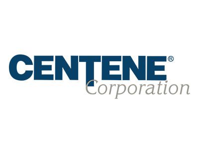 Centene Corporation logo in blue and gray text.