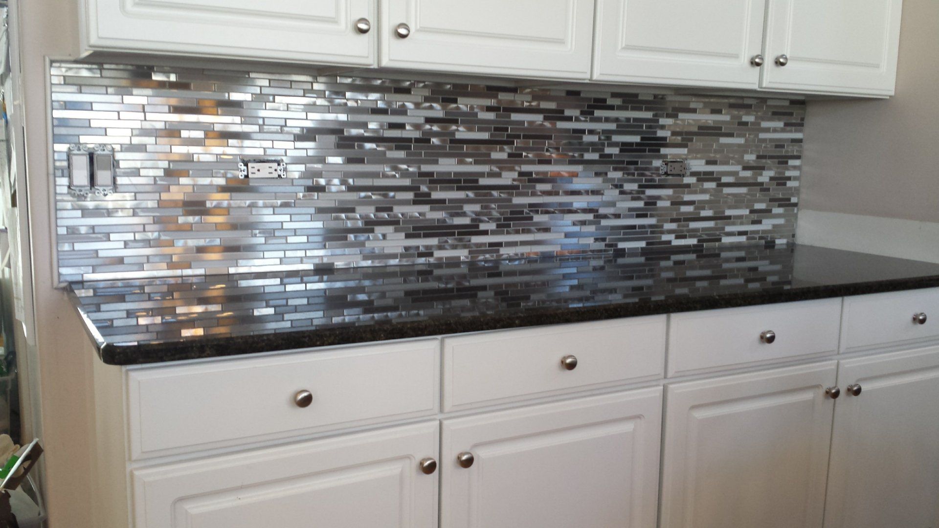 Granite kitchen countertop in luxury home