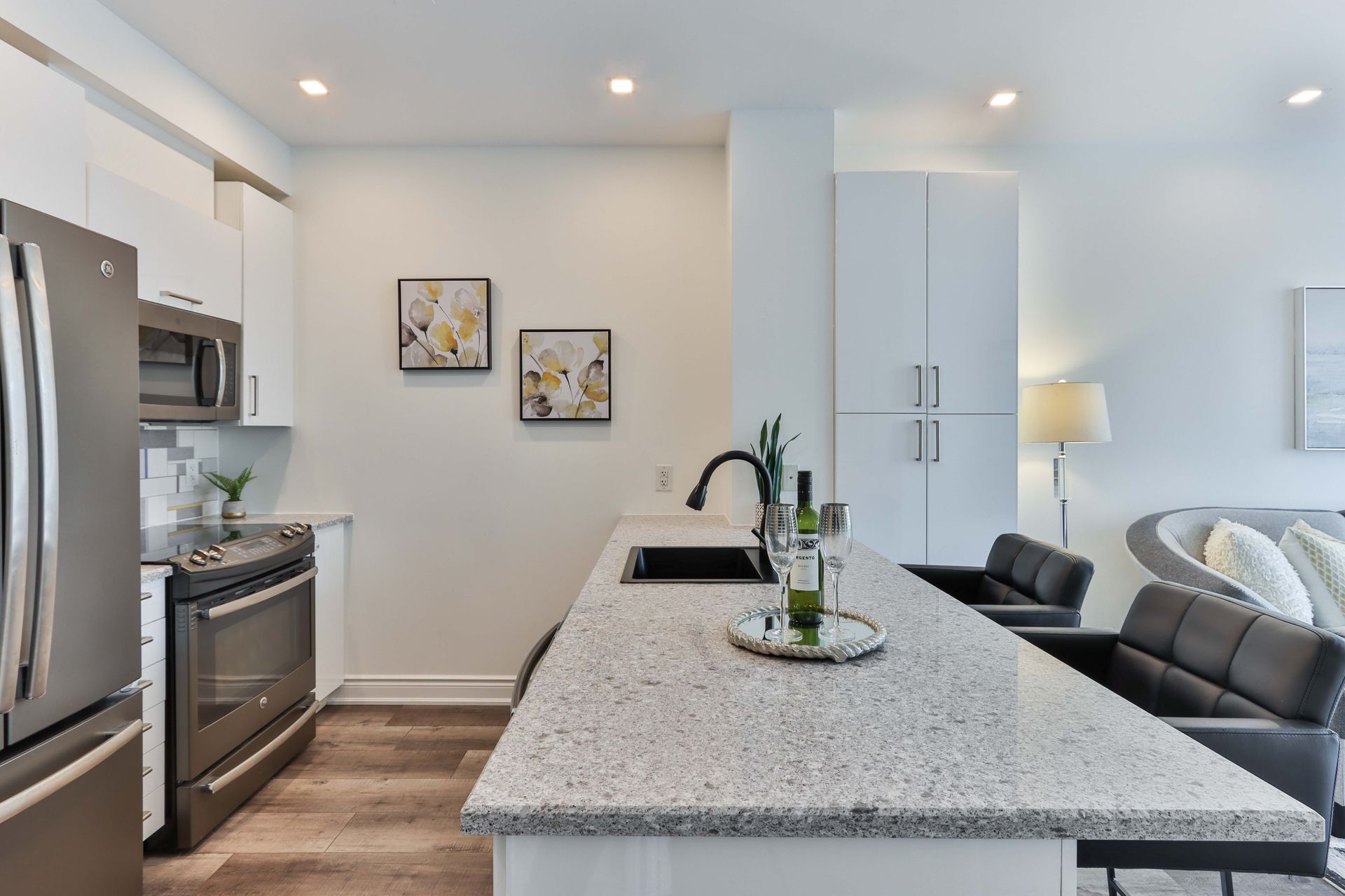 Luxury kitchen in a apartment