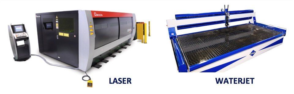 Wondering whether Laser or Waterjet cutting is best for your application? See our list of advantages of each.