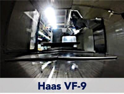Haas VF-9 Vertical Machining Center features one of the largest work envelopes available. 