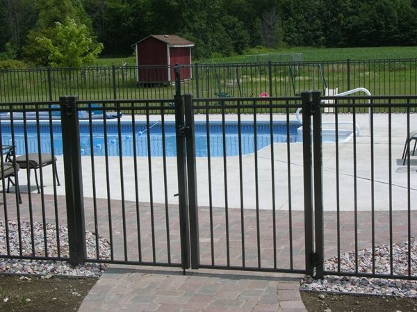Double Drive Gates — Chesterfield, MI — Radiance Aluminum Fence, Inc.