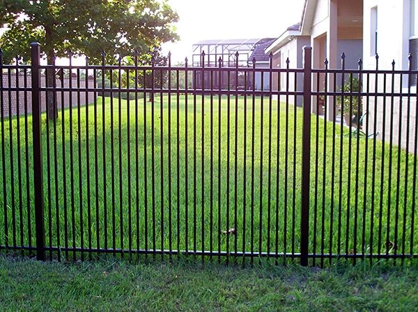 Black Backyard Fence — Chesterfield, MI — Radiance Aluminum Fence, Inc.