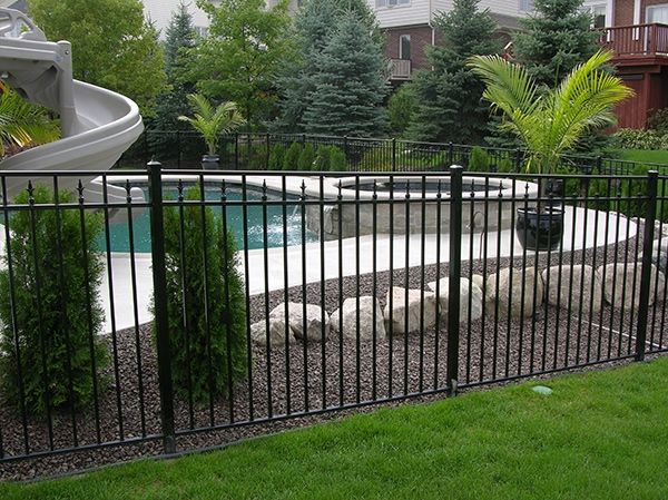 Fancy Pool Enclosure — Chesterfield, MI — Radiance Aluminum Fence, Inc.