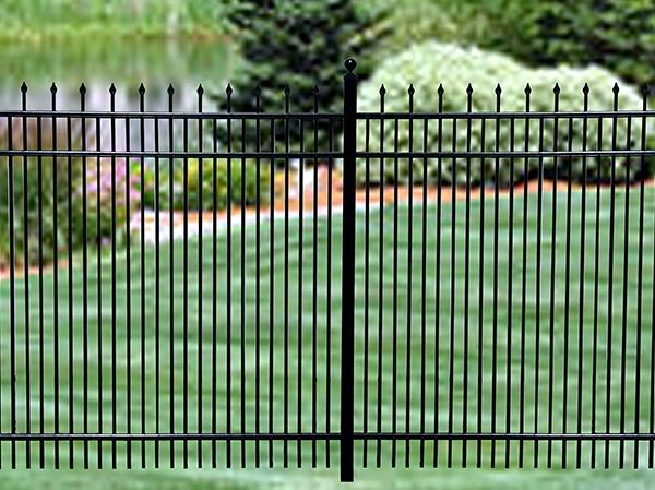 Simple Straight Fence — Chesterfield, MI — Radiance Aluminum Fence, Inc.
