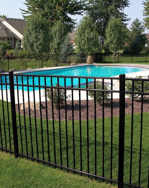 Tall Pool Fence — Chesterfield, MI — Radiance Aluminum Fence, Inc.
