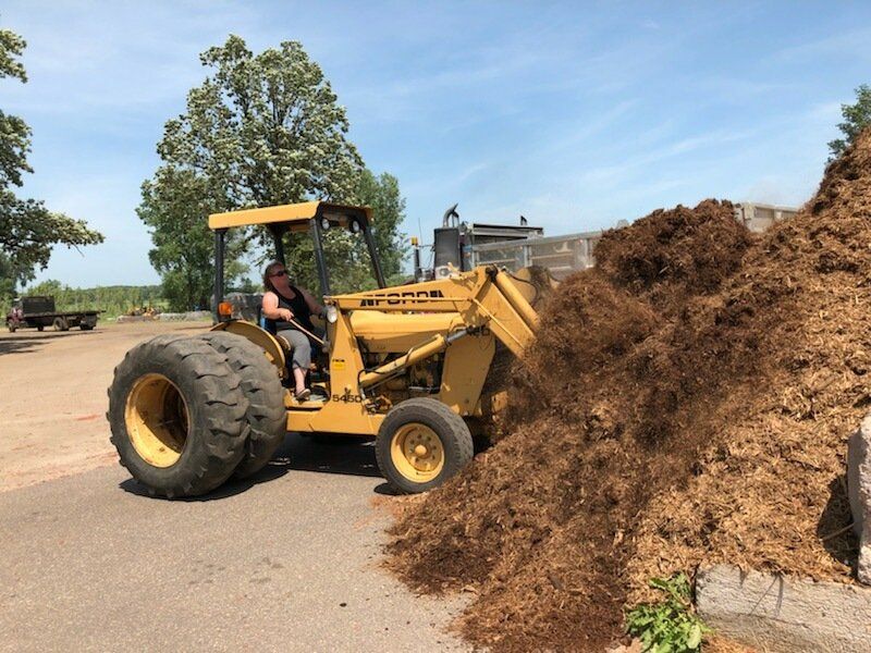 Tractor Scooping — East Bethel, MN — Hoffman Bros Sod