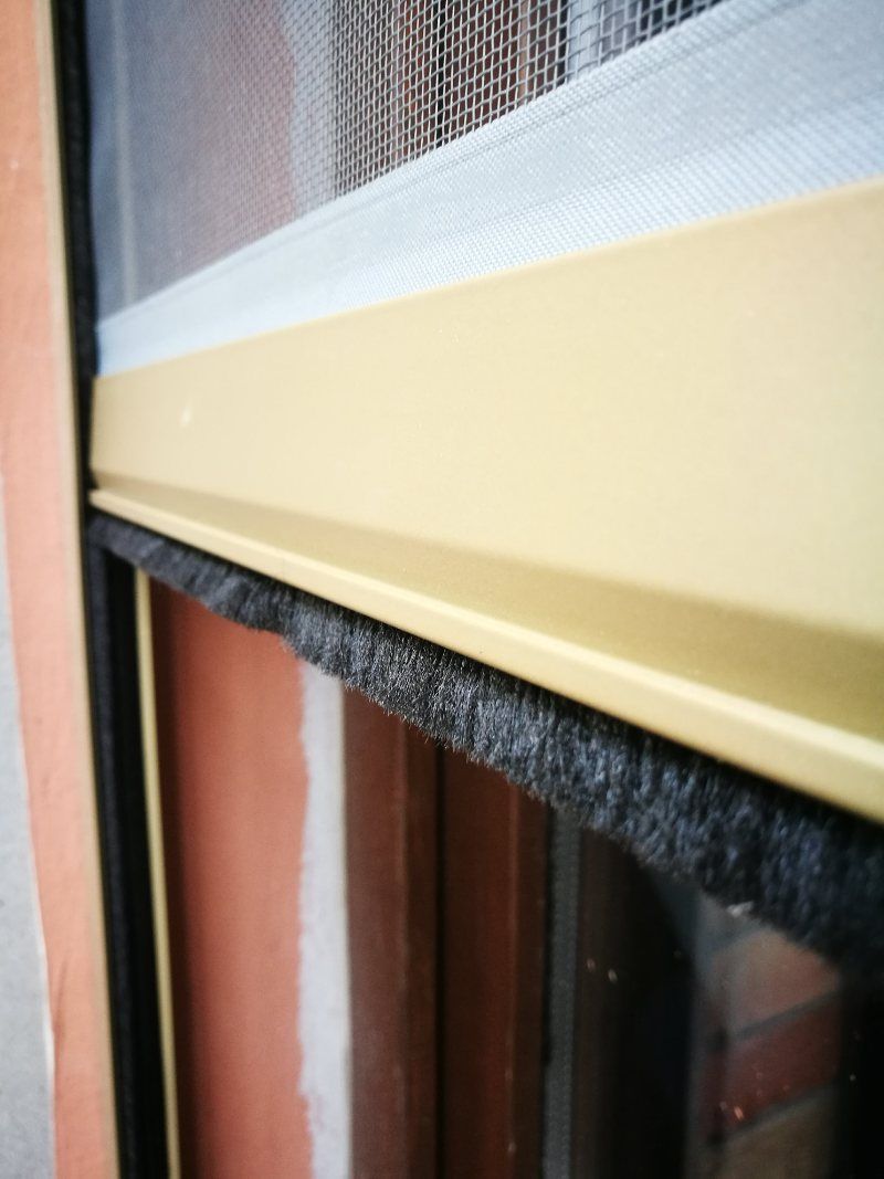 parte superiore di una zanzariera