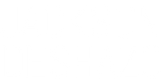 A black and white logo for jackson deshazo on a black background.