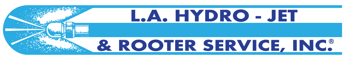 Logo for San Diego Hydro Jet & Rooter Service, Inc. Light blue and white colors, text in dark blue.