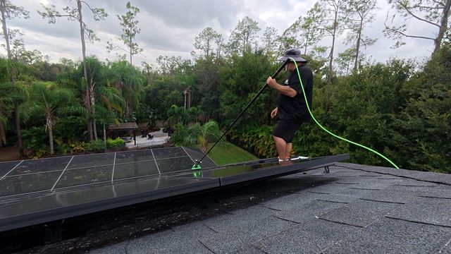 solar panel cleaning