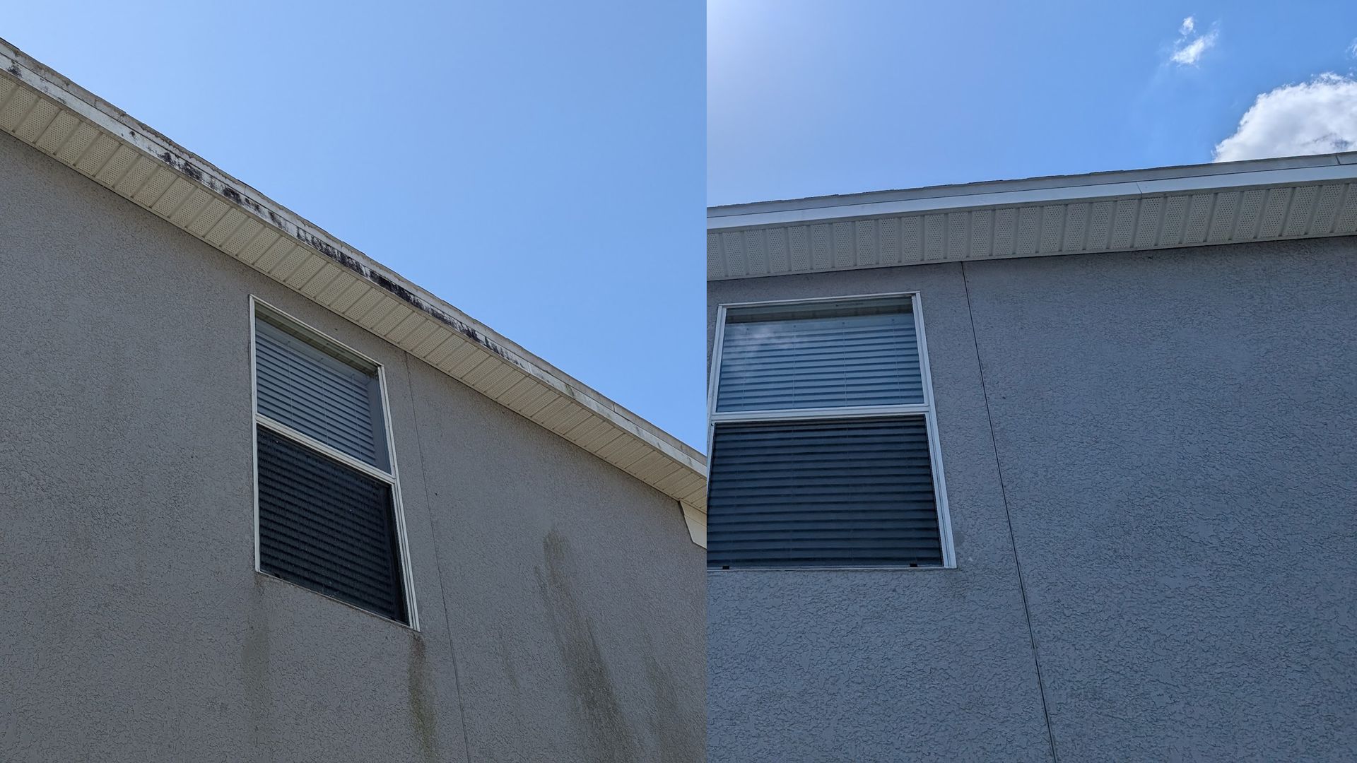 House washing before and after