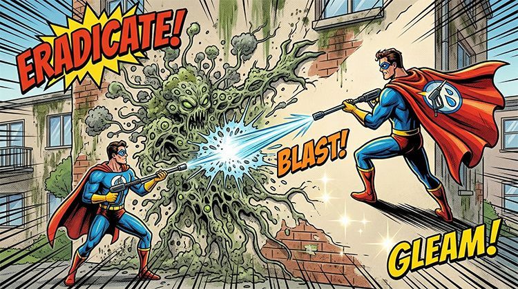 Building soft washing