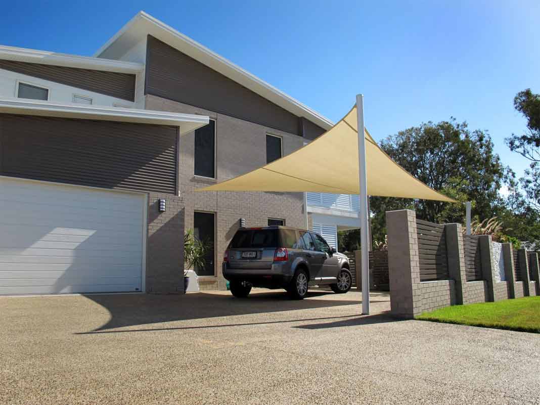 Car Parked Under Tarp — Capalaba, Qld — M & M Tarp Repairs