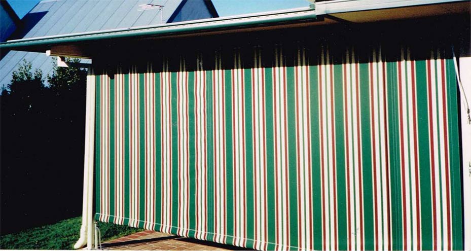 Green Colour Blinds Pulley — Capalaba, Qld — M & M Tarp Repairs