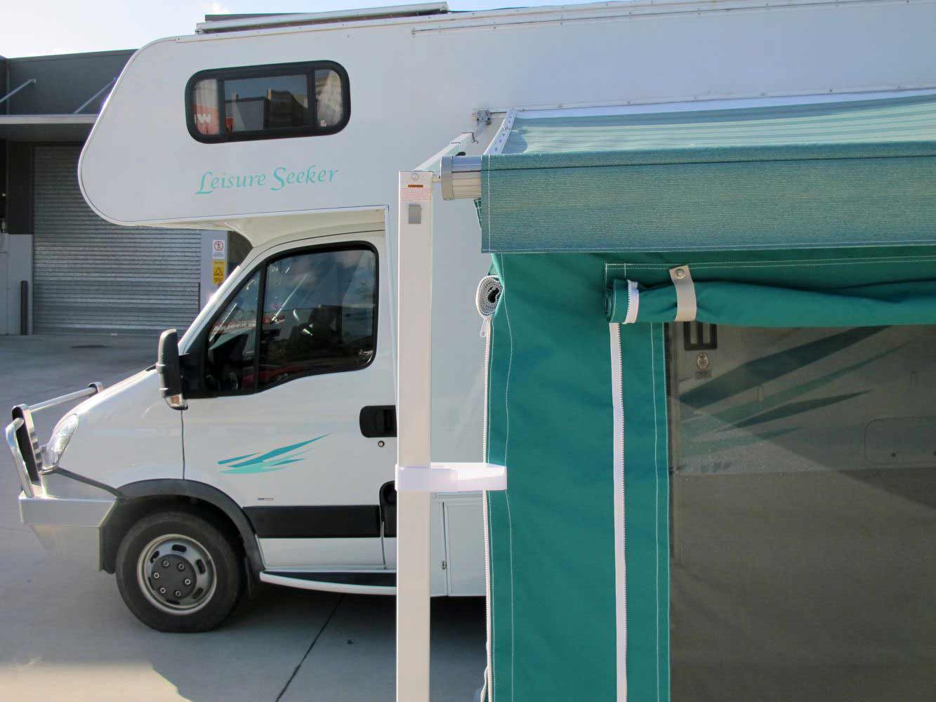 Truck Parked Shade Curtains — Capalaba, Qld — M & M Tarp Repairs